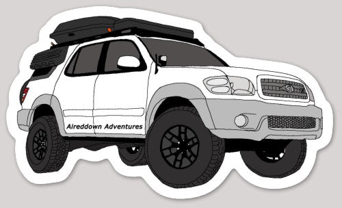 4" Aireddown Adventures Decal